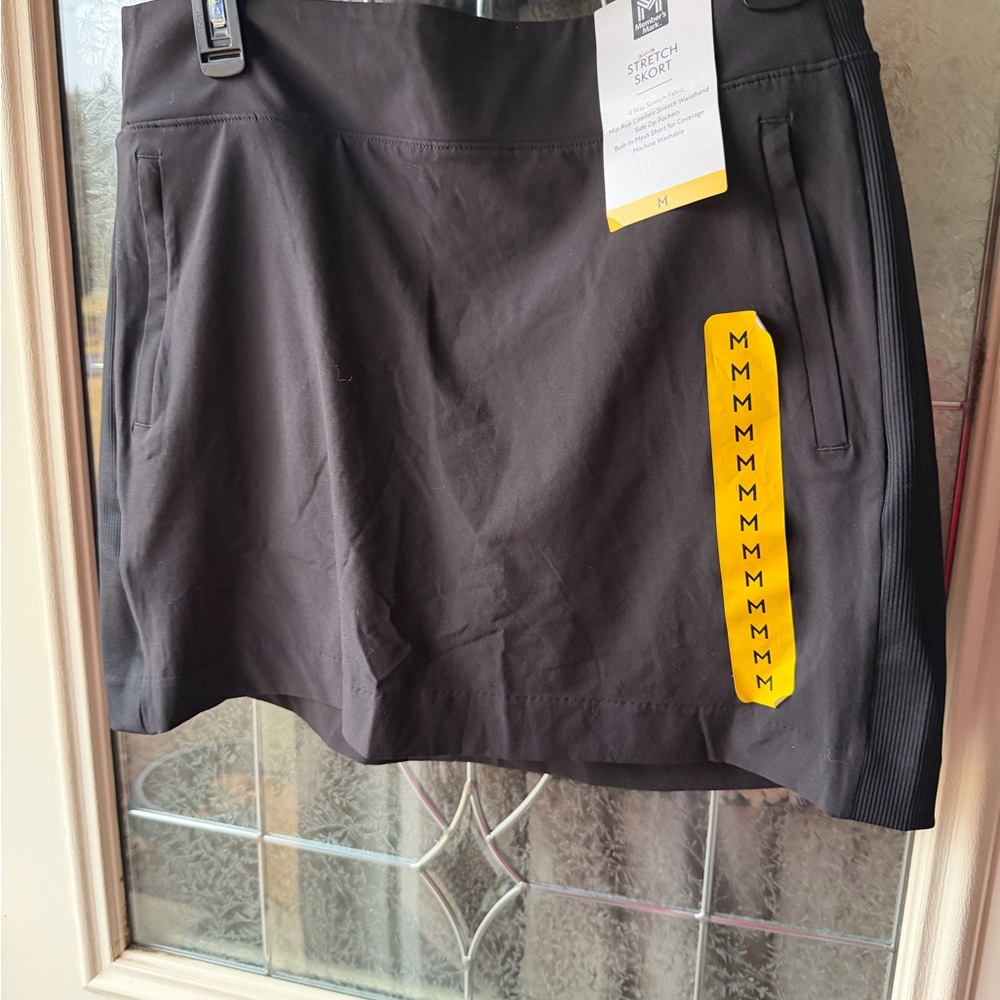 Black Stretch Skort